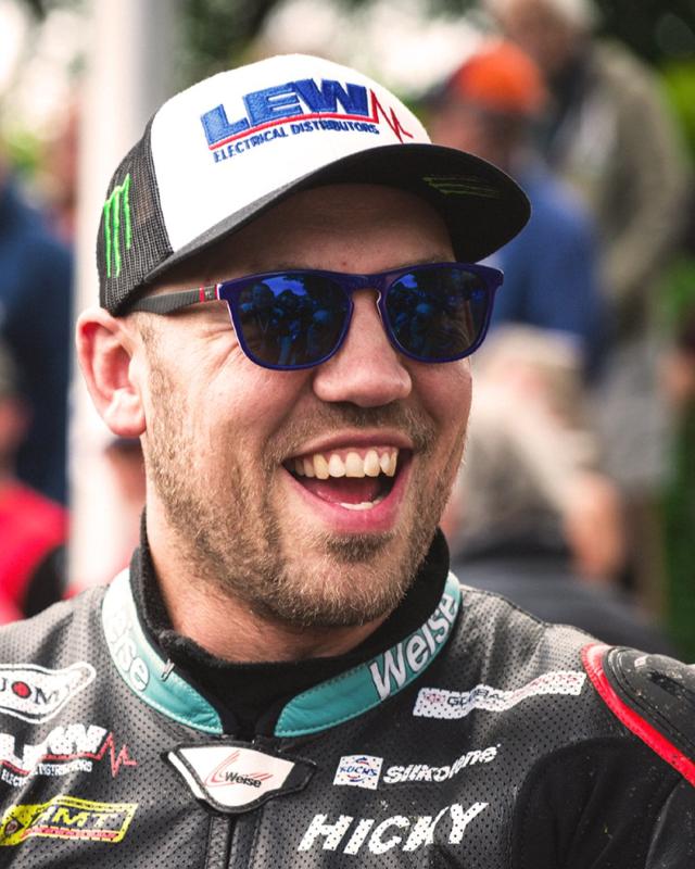 Peter Hickman celebrating