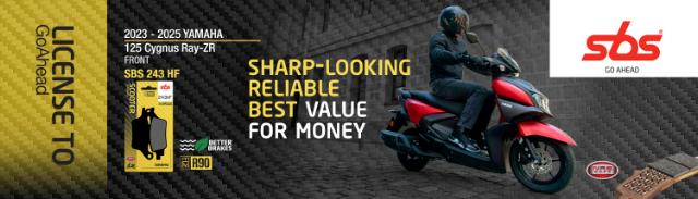 SBS Launches SBS 243HF Brake Pad for Yamaha Cygnus Ray ZR