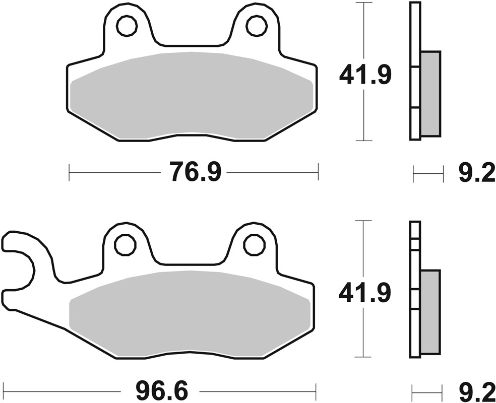 SBS HF Ceramic Brake Pads 713HF*