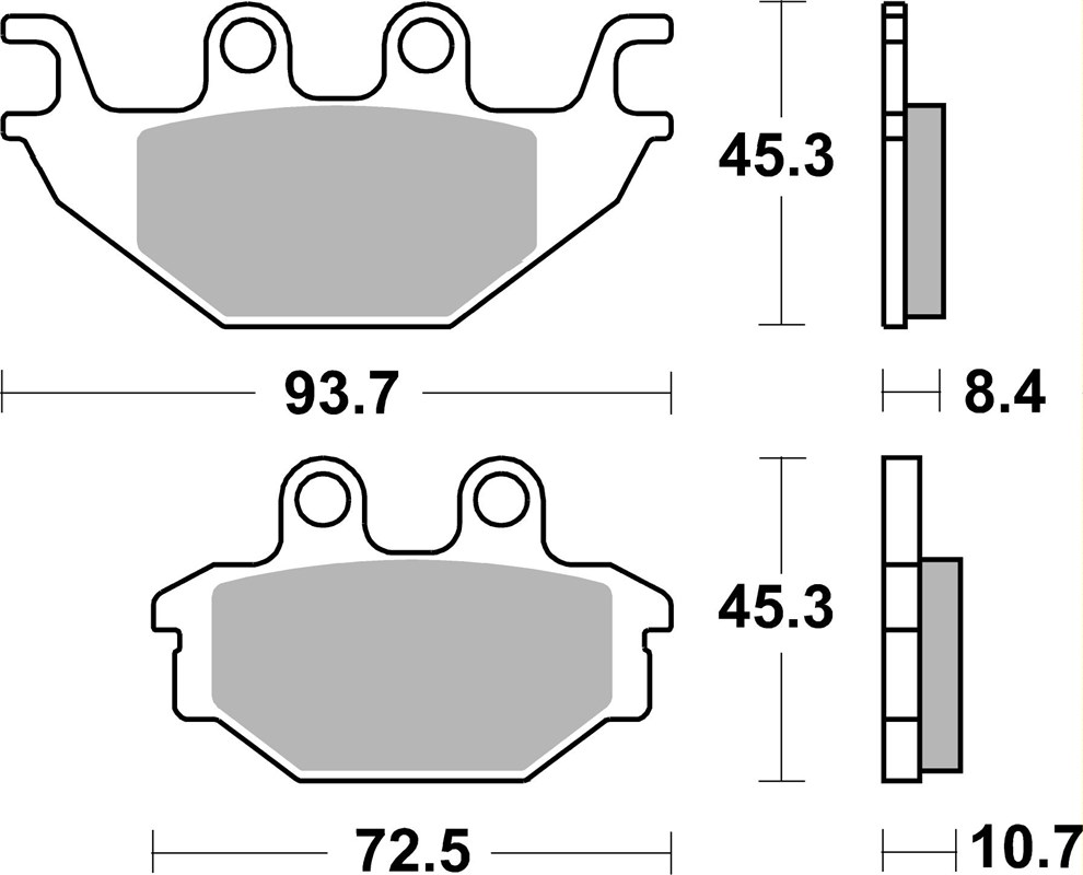 SBS 930H.LS Brake Pad